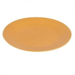 Table Passion Assiettes Plates Lot De 6 - Assiette Plate Safran 27 Cm En Grès Jaune -Assiettes Soldes Magasin lot de 6 assiette plate safran 27 cm en gres jaune 1