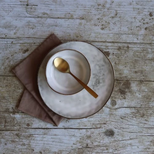 OGO Living Assiettes Creuses Lot De 6 Assiettes Coupes En Grès Gris 15,5cm 2 OGO Living Assiettes Creuses Lot De 6 Assiettes Coupes En Grès Gris 15,5cm – Image 2