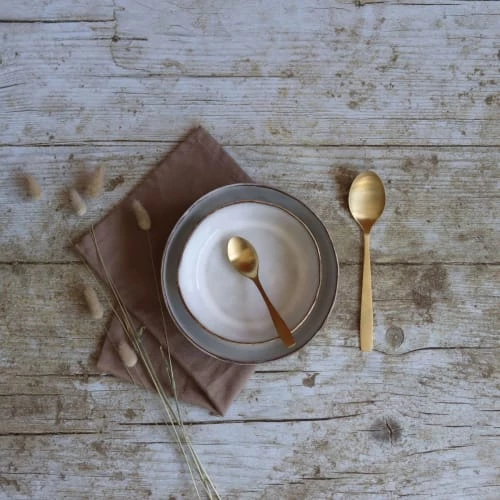 OGO Living Assiettes Creuses Lot De 6 Assiettes Coupes En Grès Gris 15,5cm 5 OGO Living Assiettes Creuses Lot De 6 Assiettes Coupes En Grès Gris 15,5cm – Image 5