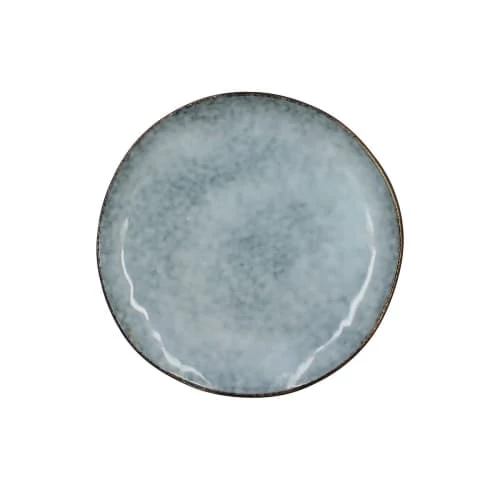 OGO Living Assiettes Plates Lot De 6 Assiettes Desserts En Grès Bleu 20,5cm 1 OGO Living Assiettes Plates Lot De 6 Assiettes Desserts En Grès Bleu 20,5cm