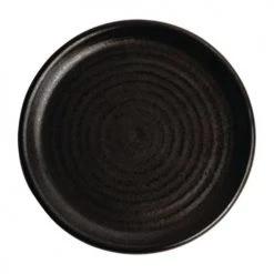 Olympia Lot De 6 Assiettes Plates 18cm Noir