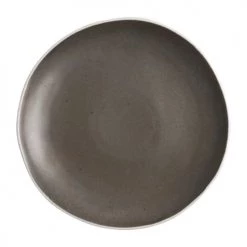 Olympia Lot De 6 Assiettes Plates 270 Mm Gris