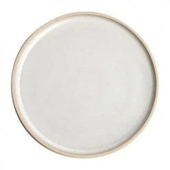 Olympia Lot De 6 Assiettes Plates Bord Droit 180 Mm Blanche