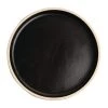 Olympia Lot De 6 Assiettes Plates Bord Droit 180 Mm Noire