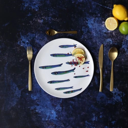 Novastyl Lot De 6 Assiettes Plates En Faïence D27cm 2 Novastyl Lot De 6 Assiettes Plates En Faïence D27cm – Image 2