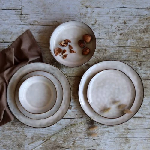 OGO Living Vaisselle De Noël Lot De 6 Assiettes Plates En Grès Gris 27,5cm 3 OGO Living Vaisselle De Noël Lot De 6 Assiettes Plates En Grès Gris 27,5cm – Image 3