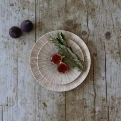 Novastyl Lot De 6 Assiettes Plates En Porcelaine Sable D27cm -Assiettes Soldes Magasin lot de 6 assiettes plates en porcelaine sable d27cm 3