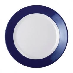 Kristallon Lot De 6 Assiettes Plates Ø23cm Bleue