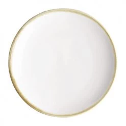 Olympia Kiln Lot De 6 Assiettes Plates Rondes Couleur Craie 178mm