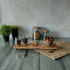 OGO Living Vaisselle De Noël Planche De Présentation En Bois D'acacia 43cm -Assiettes Soldes Magasin planche de presentation en bois d acacia 43cm 3