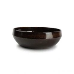 Salt&Pepper Assiettes De Présentation Plat à Servir 26xH8cm Brun - Lot De 4 -Assiettes Soldes Magasin plat a servir 26xh8cm brun lot de 4 1