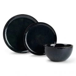 Salt&Pepper Assiettes Plates Service 12 Pièces Saphir