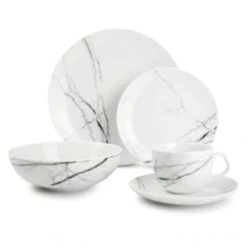 Salt&Pepper Assiettes Plates Service 20 Pièces Marble