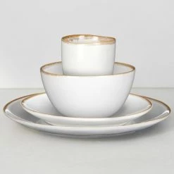 Mica Decorations Assiettes Plates Service De Table 16 Pièces En Céramique Blanc 9 Mica Decorations Assiettes Plates Service De Table 16 Pièces En Céramique Blanc -Assiettes Soldes Magasin service de table 16 pieces en ceramique blanc 3