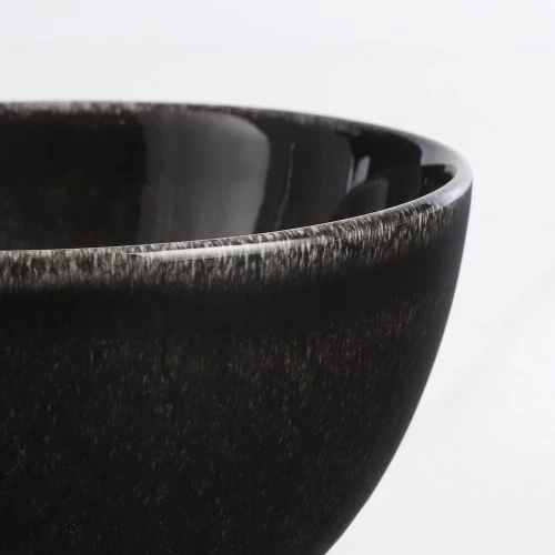 Mica Decorations Assiettes Plates Service De Table 16 Pièces En Céramique Noir 4 Mica Decorations Assiettes Plates Service De Table 16 Pièces En Céramique Noir – Image 4