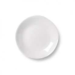 Tsé & Tsé Associées Assiettes à Dessert Soucoupe Porcelaine Blanche Brillante D13cm